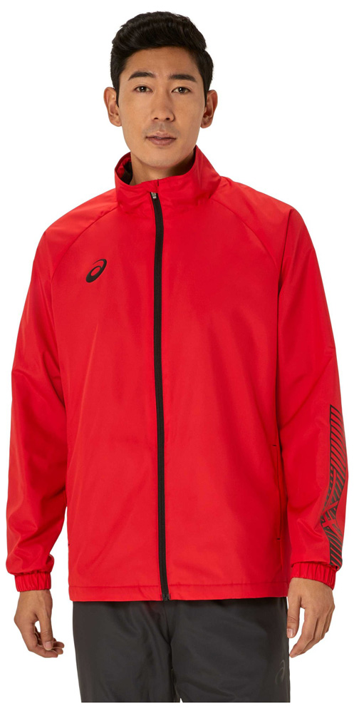 アシックス 裏トリコットウインドブレーカージャケット（クラシックレッド・サイズ：2XL） asics 2031E745-600-2XL返品種別Aの通販は