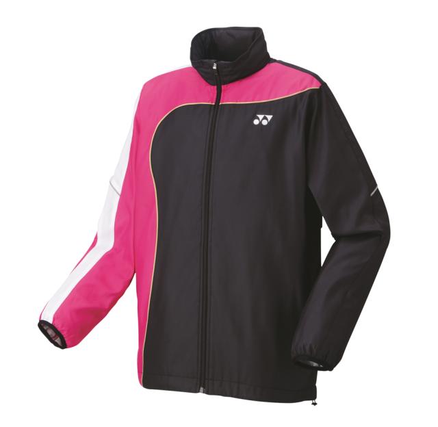 ヨネックス YO-70081-181-SS 裏地付ウィンドウォーマーシャツ（ブラック/ピンク・サイズ：SS）YONEX[YO70081181SS] 返品種別Aの通販は