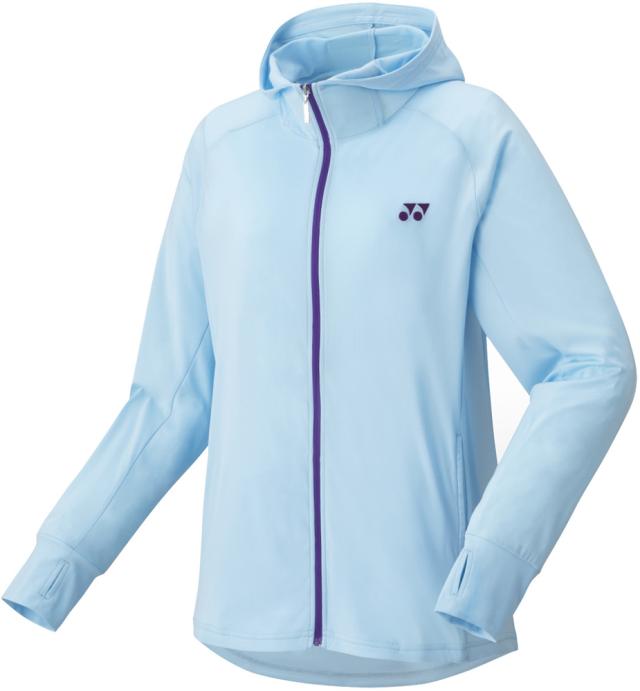 ヨネックス YO-57076-111-M レディース ニットウォームアップパーカー（アクアブルー・サイズ：M）YONEX[YO57076111M] 返品種別Aの通販は