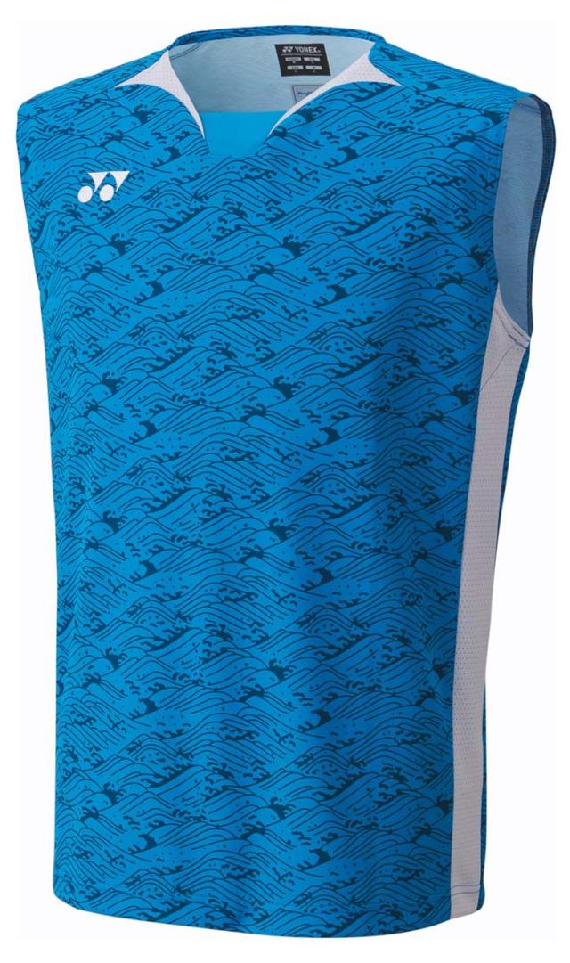 ヨネックス YO-10614-002-L メンズ ゲームシャツ（ノースリーブ）（ブルー・サイズ：L）YONEX[YO10614002L] 返品種別Aの通販は