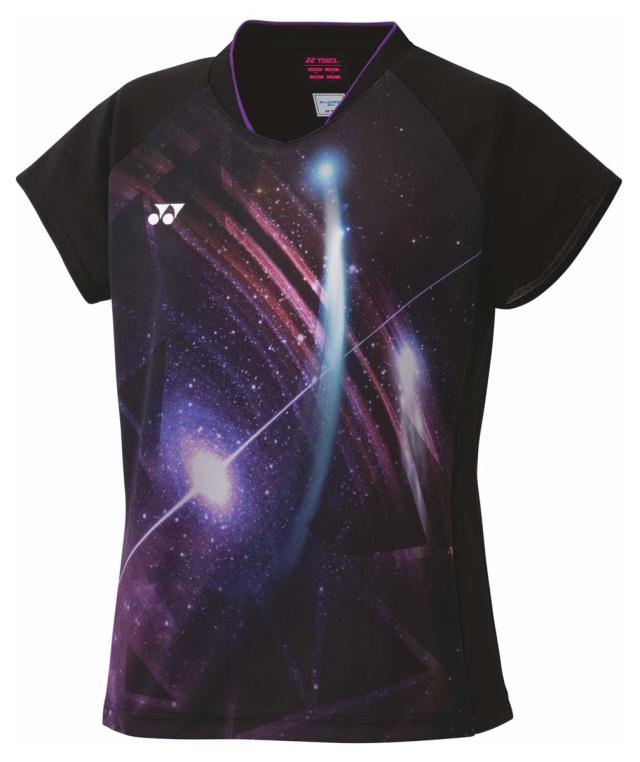 ヨネックス YO-20819-007-O レディース ゲームシャツ（ブラック・サイズ：O）YONEX[YO20819007O] 返品種別Aの通販は