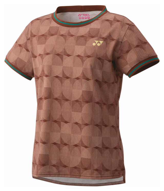 ヨネックス YO-20806-030-XO レディース 半袖ゲームシャツ（セピア・サイズ：XO）YONEX[YO20806030XO] 返品種別Aの通販はテニスウェア