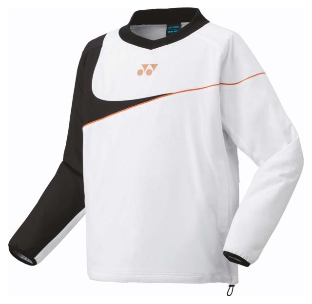 ヨネックス YO-90091J-011-J140 ジュニア 中綿Vブレーカー（ホワイト・サイズ：140）YONEX[YO90091J011J140] 返品種別Aの通販は