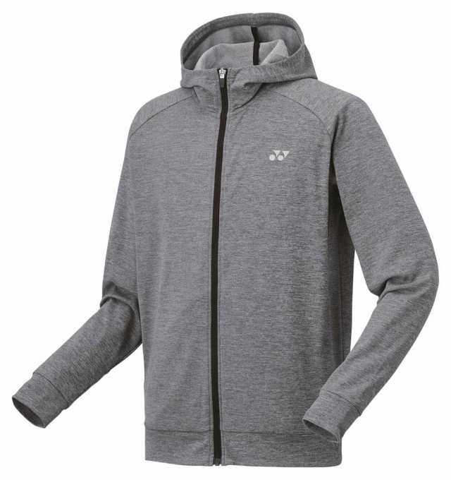 ヨネックス YO-51052-010-M ユニセックス スウェットパーカー（グレー・サイズ：M）YONEX[YO51052010M] 返品種別Aの通販は