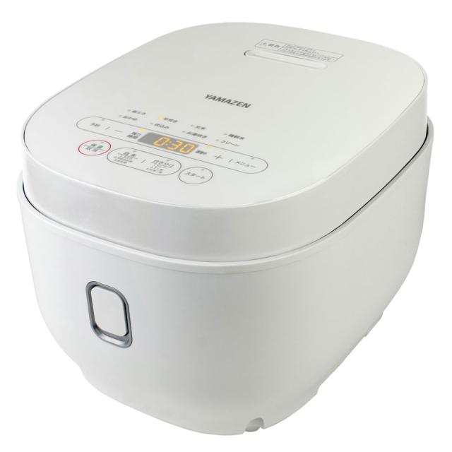 YAMAZEN NEJP-102DM-W マイコン炊飯ジャー（5.5合炊き）　ホワイトYAMAZEN[NEJP102DMW] 返品種別Aの通販は 12,080円