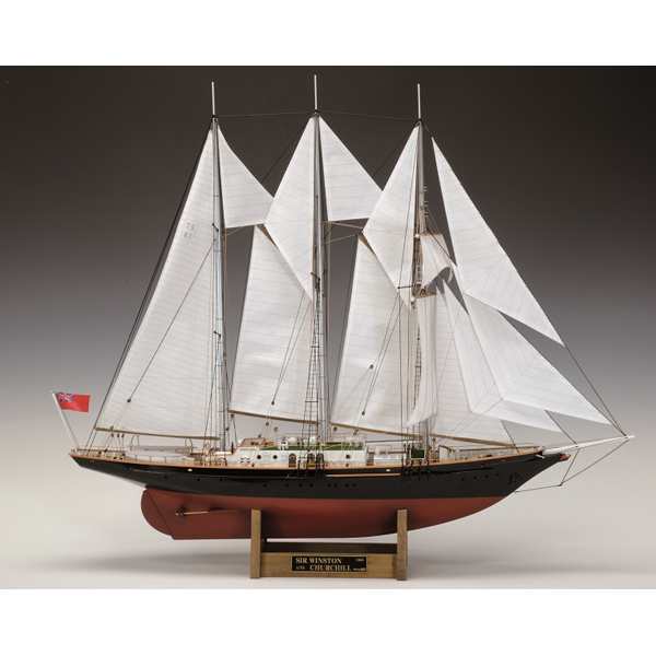 ウッディジョー 1/75 サー・ウィンストン・チャーチル木製組立キット  返品種別Bの通販は