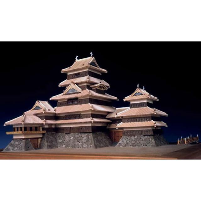 ウッディジョー 1/150 木製模型 松本城木製組立キット  返品種別Bの通販は