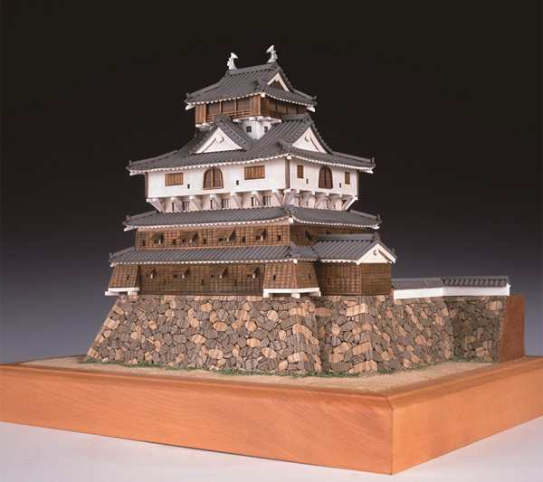 ウッディジョー 1/150 木製模型 岩国城木製組立キット  返品種別Bの通販は