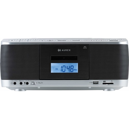 東芝 TY-CDX92-S Bluetooth対応　SD/USB/CDラジオカセットレコーダーTOSHIBA　AUREX[TYCDX92S] 返品種別A