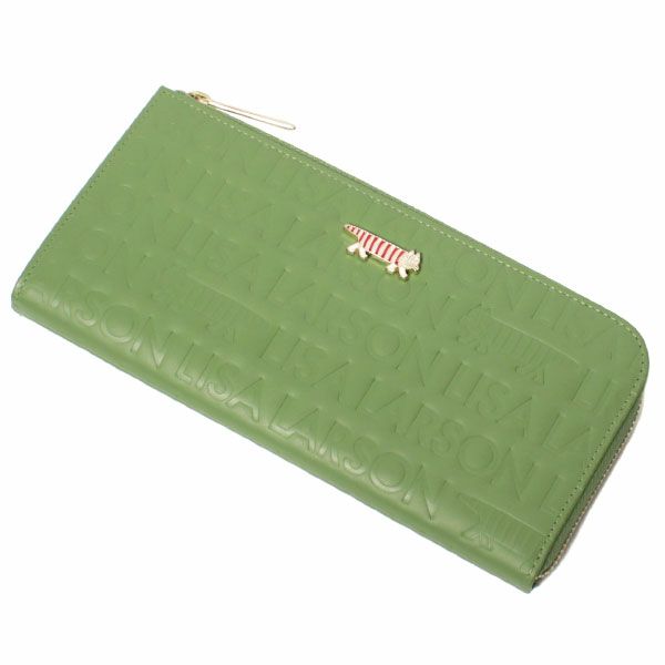 LISA LARSON（リサ・ラーソン） 103-511217 L字ファスナー長財布（グリーン）[103511217] 返品種別Aの通販は 13,552円