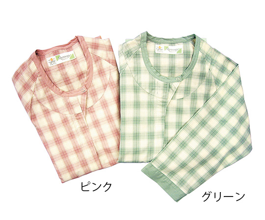 アズワン L(8-2524-03) 制菌前開き介護用ねまき ロック機能付 Lサイズ（ピンク）ASONE[L8252403] 返品種別Aの通販は