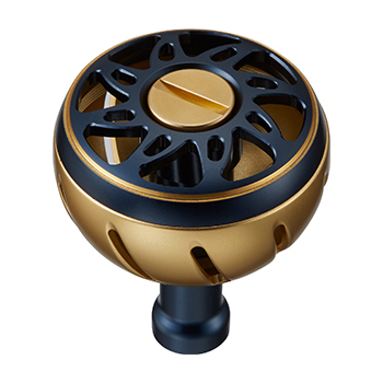 SLPワークス SLPWA132 SLPW アルミラウンドノブ M ネイビー/ゴールドSLP-WORKS Sサイズ交換可 ハンドルノブ[SLPWA132SLP] 返品種別Aの通販は 7,310円