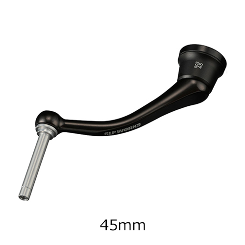 SLPワークス 25RCS マシンカットブラックハンドル 45mm SLP-WORKS Sサイズノブ交換可 25RCSマシンカットブラックハンドル45mm返品種別Aの通販は