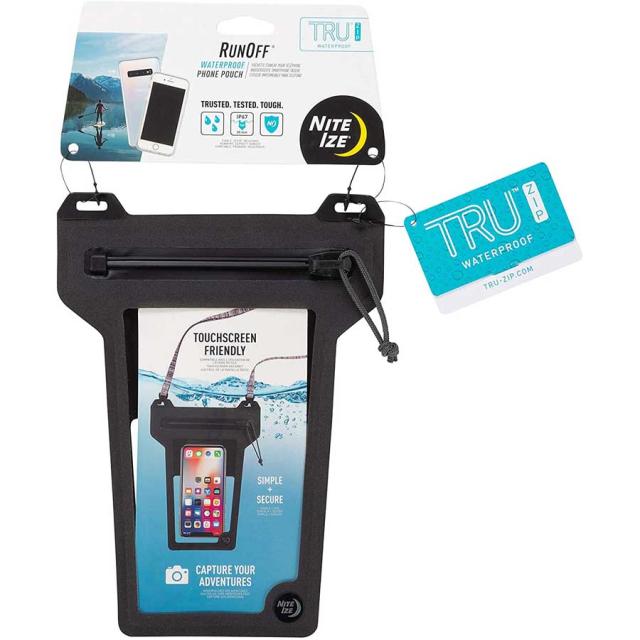 NITE IZE(ナイトアイズ) ROPPL-09-R3 ランオフ ウォータープルーフ モバイルポーチ(チャコール)NI59100[ROPPL09R3] 返品種別Bの通販は 5,264円