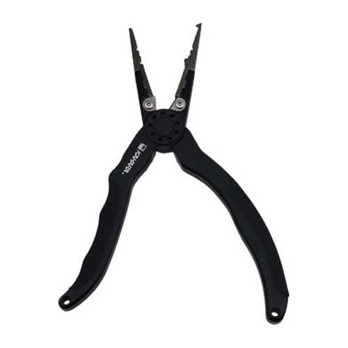 カハラジャパン 6.5インチラバーツキアルミプライヤースリムタイプ(マットブラック) 6.5インチ ラバー付きアルミプライヤー スリムタイプ(マットブラック)KAHARA フィッシングプライヤー[アルミプライヤスリム65MBK] 返品種別A 5,580円