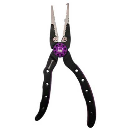 カハラジャパン 6.5インチヘビーデューティーアルミプライヤー(マットブラック/パープル) 6.5インチ ヘビーデューティーアルミプライヤー(マットブラック/パープル)KAHARA フィッシングプライヤー[ヘビアルミプライヤ65MBKPU] 返品種別A 5,621円