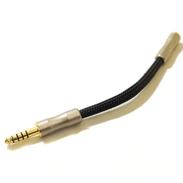 ビスパ BSP-HPCL-UPC4MJ5 変換ケーブル（10cm）【2.5mm4極メス⇔4.4mm5極オス】Bispa 《玄-Kuro》[BSPHPCLUPC4MJ5] 返品種別Aの通販は