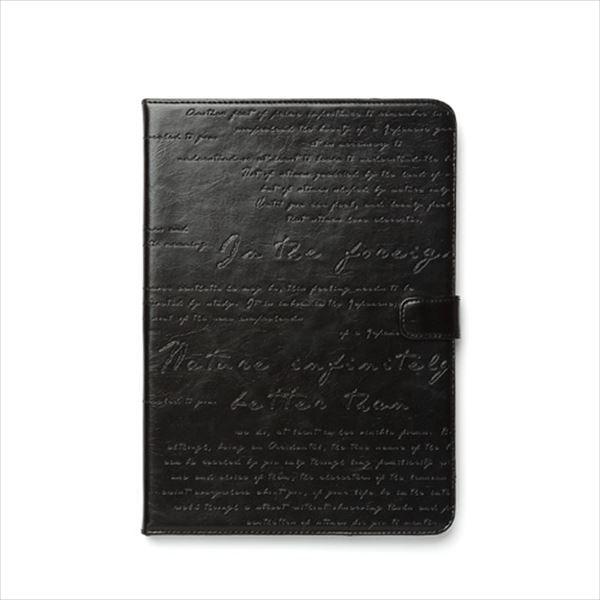 ZENUS iPad Air（初代）/iPad 9.7インチ（第5世代/第6世代）用　手帳型ケース Masstige Lettering Diary（ブラック）  Z2863IPA返品種別Aの通販は