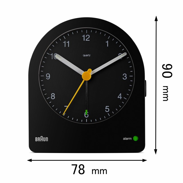 ブラウン 目覚まし時計BRAUN Analog Alarm Clock BC22B[BC22B] 返品種別A