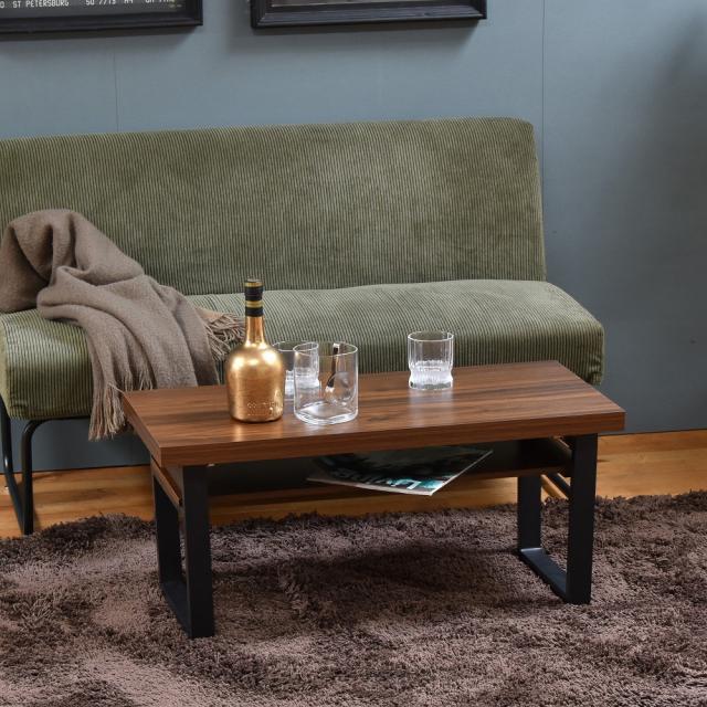 B.Bファニシング ONFT0124MEBRN 棚板付きフォールディングテーブル (ブラウン)[ONFT0124MEBRN] 返品種別Aの通販は