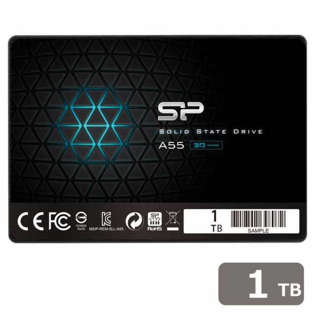 SiliconPower（シリコンパワー） Ace A55シリーズ SATA III(6Gb/s) 2.5インチ内蔵SSD 1TB メーカー3年保証 SPJ001TBSS3A55B返品種別B