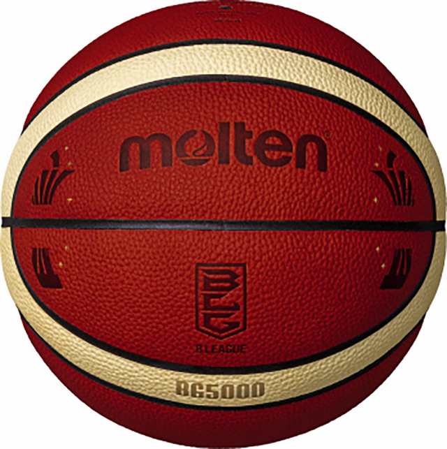 モルテン バスケットボール 7号球(天然皮革) Molten 国際公認球　Bリーグ公式試合球（オレンジ×アイボリー） MT-B7G5000BL1返品種別A