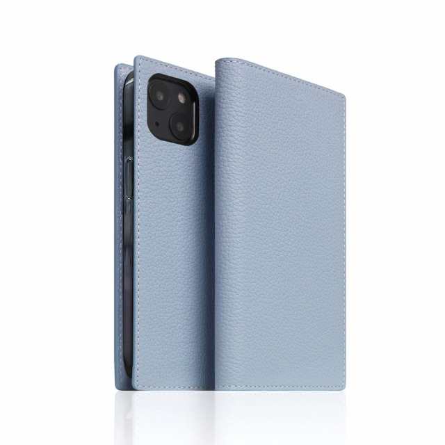 SLG Design SD24309I14PB iPhone 14用 手帳型ケース Full Grain Leather Case（パウダーブルー）[SD24309I14PB] 返品種別A