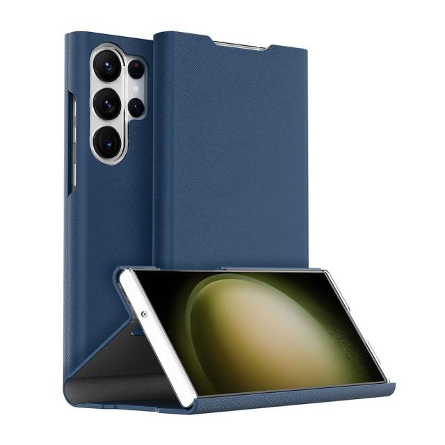 araree AR25105S23U Galaxy S23 Ultra(SC-52D/SCG20)用 Bonnet Stand 手帳型ケース（アッシュブルー）[AR25105S23U] 返品種別Aの通販は 5,170円