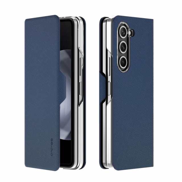 araree AR25260GZFD5 Galaxy Z Fold5(SC-55D/SCG22)用 手帳型ケース Bonnet Diary（アッシュブルー）[AR25260GZFD5] 返品種別Aの通販は