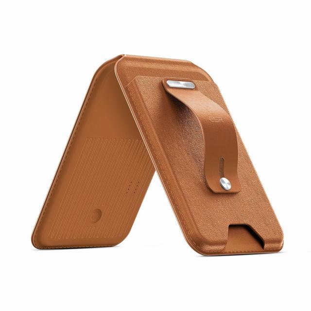 ESR ES26392 HaloLock Geo MagSafe対応ウォレットスタンド（キャラメルブラウン）[ES26392] 返品種別Aの通販は 5,631円