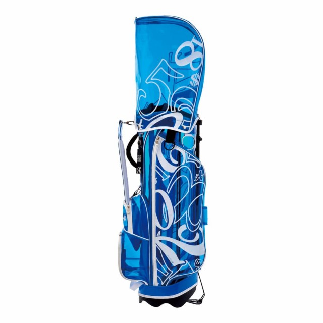 フランク三浦 FMG-SK-CB-LB キャディバッグ（ライトブルー・9型）[FMGSKCBLB] 返品種別Aの通販は