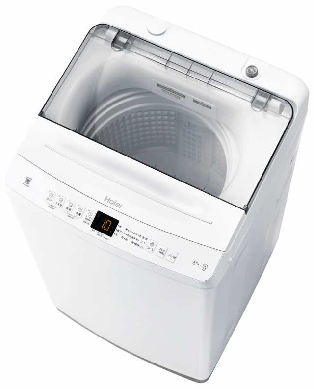 ハイアール JW-U60B-W 6.0kg 全自動洗濯機 ホワイトhaier[JWU60BW ...