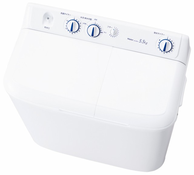 ハイアール JW-W55G-W 5.5kg 2槽式洗濯機 ホワイトHaier[JWW55GW] 返品