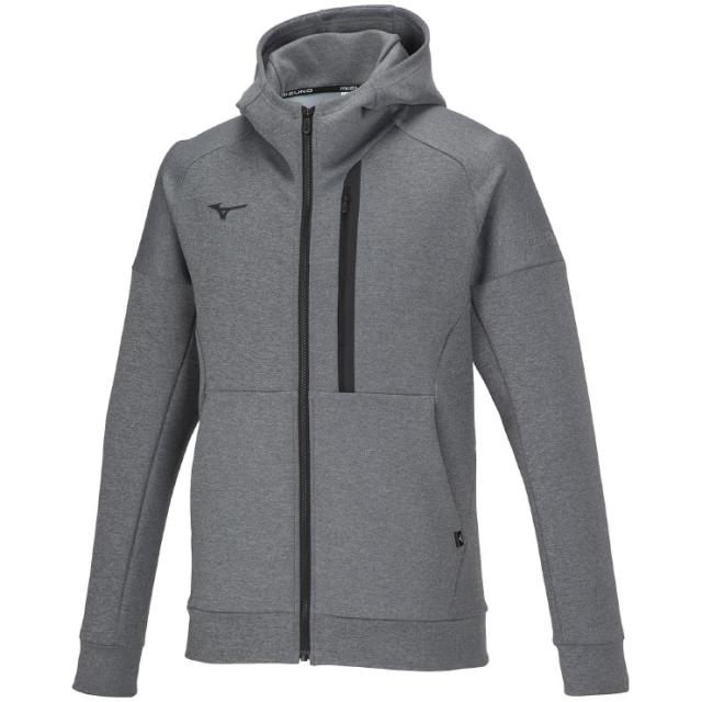 ミズノ 32MCA05006L ストレッチスウェットフーディ(グレー杢・サイズ：L)MIZUNO[32MCA05006L] 返品種別Aの通販は