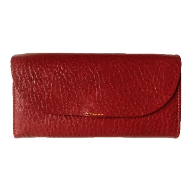 Lien(リアン) BF018540-1A-2D Lien リアン ルビーレザーフラップウォレット（レッド）[BF0185401A2D] 返品種別Aの通販は