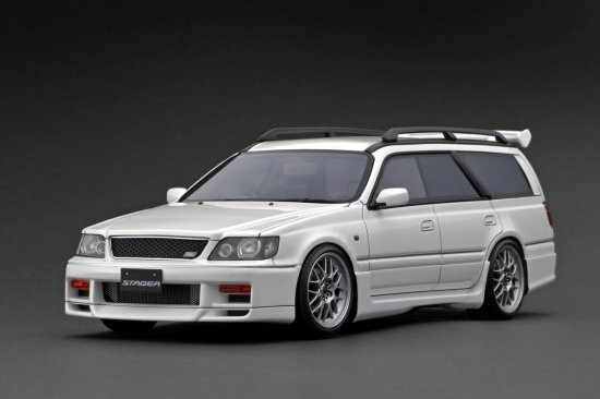 ignitionモデル 1/18 Nissan STAGEA 260RS (WGNC34) Pearl White【IG2885】ミニカー 返品種別B