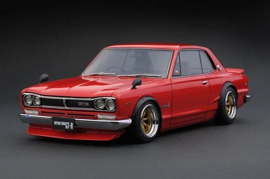 ignitionモデル 1/18 Nissan Skyline 2000 GT-R (KPGC10) Red【IG3616】ミニカー  返品種別Bの通販は