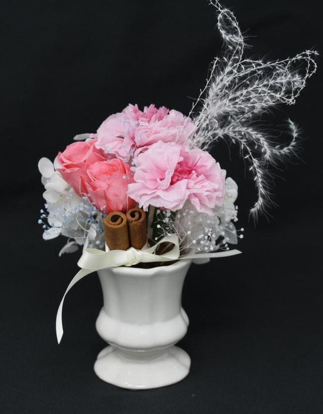 A＆K MF-01(A＆K) プリザーブドフラワー シエリフラワーギフト 花器付きタイプ[MF01AK] 返品種別Aの通販は