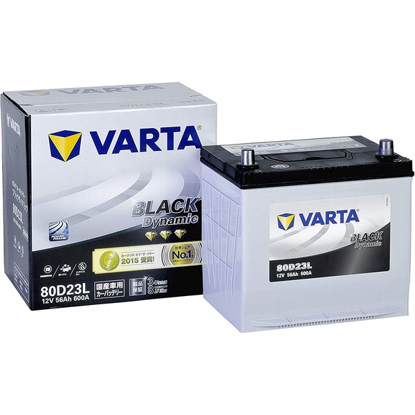 VARTA ブラックダイナミック　充電制御車対応カーバッテリー【他商品との同時購入不可】 VARTA（バルタ） 80D23L-VARTA返品種別Bの通販は 13,463円