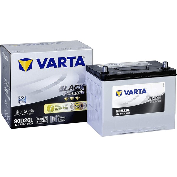 VARTA ブラックダイナミック　充電制御車対応カーバッテリー【他商品との同時購入不可】 VARTA（バルタ） 90D26L-VARTA返品種別Bの通販は 13,337円