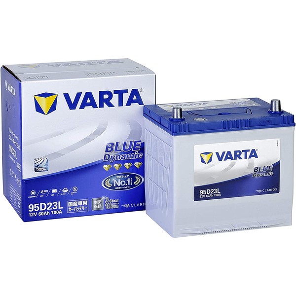 VARTA ブルーダイナミック　充電制御車対応カーバッテリー　大容量・長寿命バッテリー【他商品との同時購入不可】 95D23L-VARTA返品種別Bの通販は