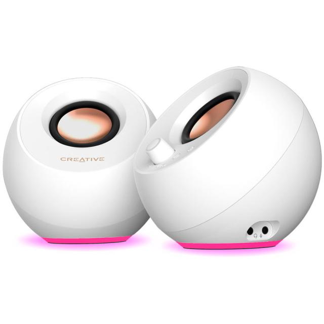 クリエイティブ SP-PBLPRO-WH Bluetooth対応ワイヤレススピーカー(ホワイト)Creative Pebble Pro[SPPBLPROWH] 返品種別Aの通販は 8,900円