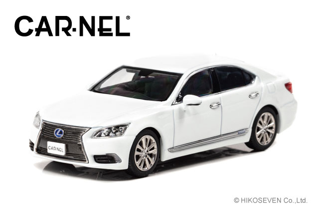 CAR-NEL 1/43 レクサス LS600h VersionL (UVF45) 2014 White Pearl Crystal Shine【CN431401】ミニカー  返品種別Bの通販は