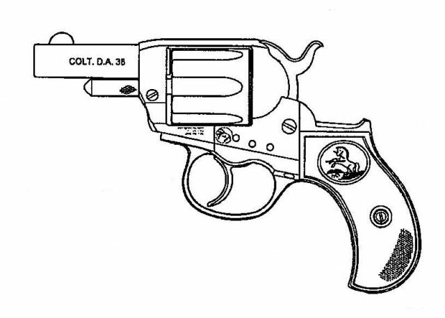 ハートフォード コルト・ライトニング・シェリフス 2.5インチモデル M1877 リボルバー ヘビーウエイト 発火モデルガン 完成品モデルガン  返品種別Bの通販は