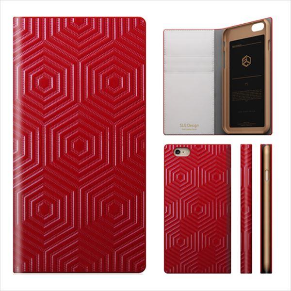 SLG Design SD4270I6 iPhone6s/6用 D4 Metal Leather Diary（レッド）[SD4270I6] 返品種別Aの通販は