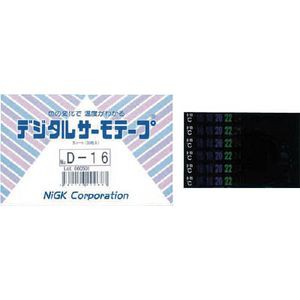 日油技研工業 D-06 デジタルサーモテープ 可逆性(温度範囲：6〜34℃)[D06ニチユ] 返品種別Bの通販は