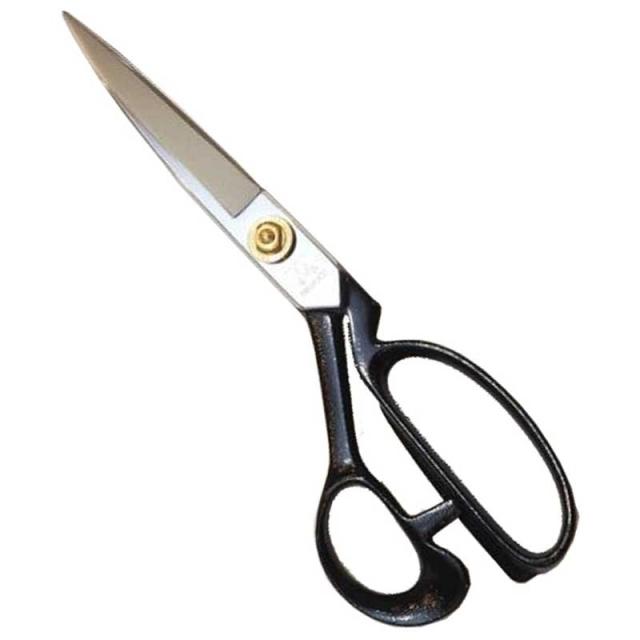 まとめ) TANOSEE はさみ 刃先先丸 刃渡り65mm イエロー 1セット