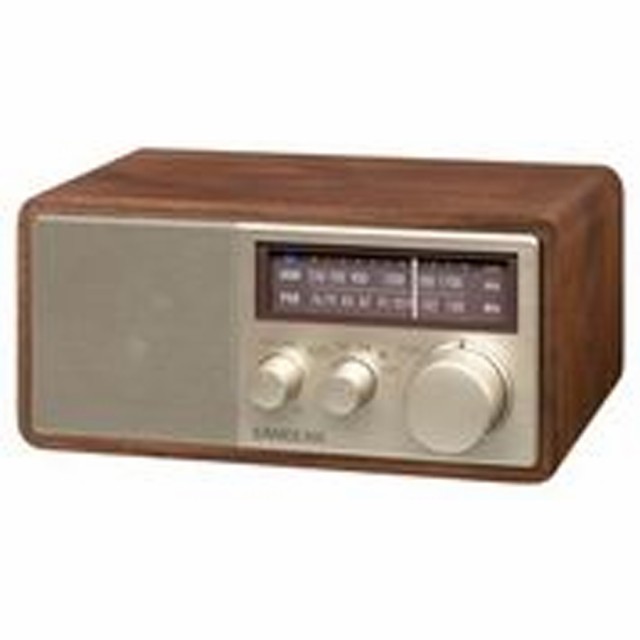 サンジーン WR-302-WALNUT FM/AMラジオ・Bluetoothスピーカー（ウォールナット）Sangean[WR302WALNUT] 返品種別A