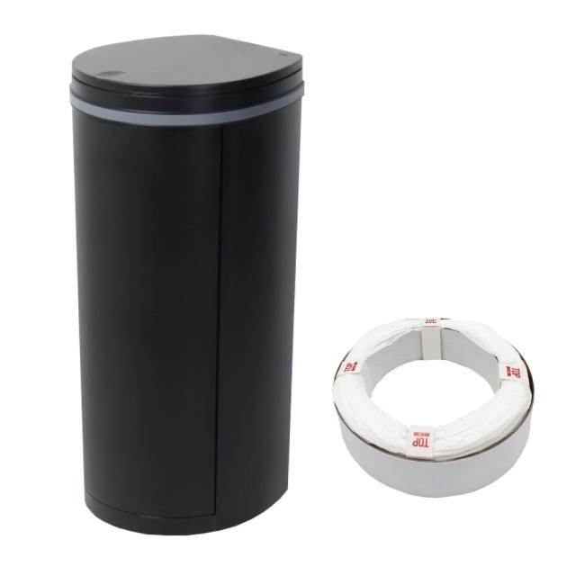 ジェフリーズジャパン 80101-B02A ジェフリーズジャパン DEO・PAIL デオペール おむつ処理用ごみ箱 21L 抗菌防臭 専用カセット1個付 (ブラック)[80101B02A] 返品種別A 5,000円