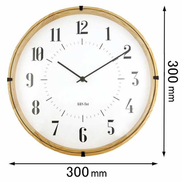 エルコミューン 掛け時計（XANTS）EL COMMUN / BAUHAUS Fonts Wall Clock 78-493663[78493663] 返品種別A